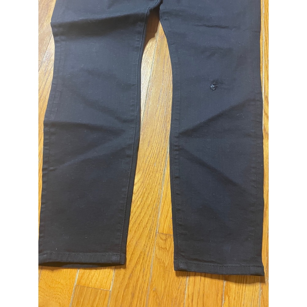 Frame Jeans Womens Size 32 Black Denim Le High Rise Skinny Denim Zip Fly Casual - Picture 3 of 7